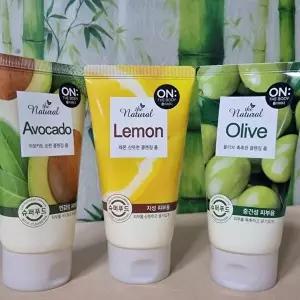 아보카도 올리브 레몬 클렌징폼 촉촉 폼클렌져 약산성 세안제-WFNSUXP