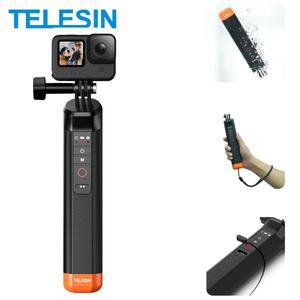 세라구 TELESIN 방수 셀카 스틱 부력 바 핸드 스트랩 무선 원격 제어 Gopro Hero 8 9 10 11 12