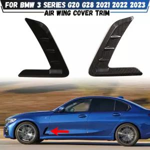 BMW 3 G20 G28 자동차 사이드 윙 에어 플로우 펜더 그릴 아웃렛 흡기 벤트 트림 자동차 액세서리