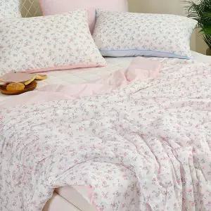 엘리사 아이스냉감 침구 누빔이불 베개세트 SS이불1+베개커버1