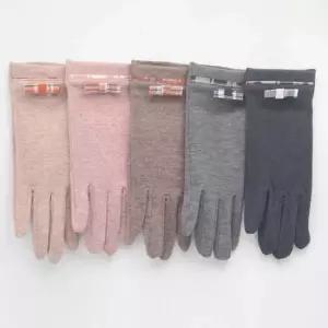 여성 겨울 방한용품 스마트폰 터치 울 장갑 2개 세트