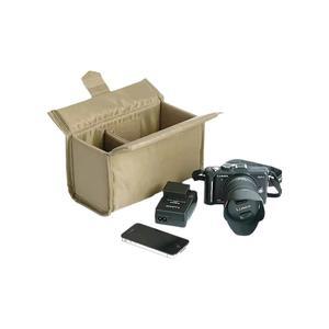 카메라 파티션 파우치 칸막이 포켓 충격 보관함 뚜껑형 가방 미러리스 수납 블랙