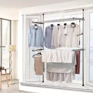 벽고정건조대 6단 고정식 건조대 벽건조대 6단건조대 6단고정식 1P