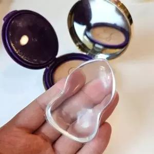 퍼프 투명 물방울젤리퍼프 실리콘 파운데이션 쿠션 편