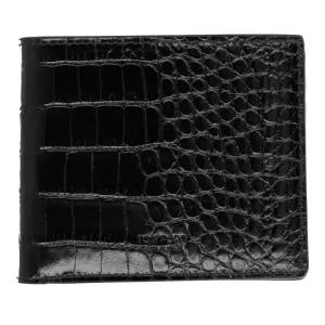 로고 크로커다일 가죽 반지갑 Y0410LCL439G NAA