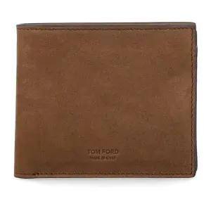 엠보스드 로고 누벅 가죽 반지갑 Y0228LCL504S EBU