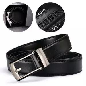 TBZ 남성용 소가죽 오토버클 클래식 벨트 남성벨트 허리띠
