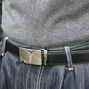 식스맨 버클 남성벨트 가죽 자동벨트 남성캐쥬얼벨트 심플벨트코디 30대남성 간편한선물