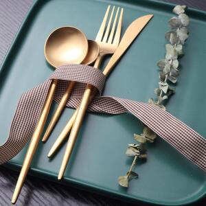 골드 주방 붙이 식기 스테레스 접시 북유럽 용품 원형접시 골든 304 요리 서빙