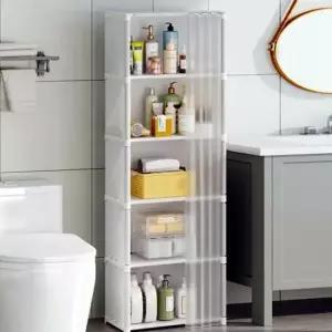 은플 조립식 수납함 5단 틈새 북트레이 DIY 미니 책장 수납선반 선반수납장 틈새가구