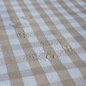 방수식탁보 4인용 PVC 테이블보 체크브라운 방수테이블보 행사용테이블보 방수식탁보