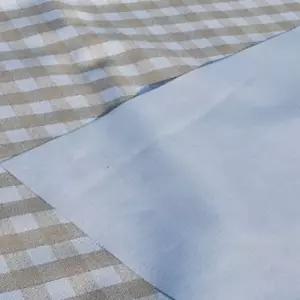 방수식탁보 6인용 PVC 테이블보 체크브라운 방수테이블보 행사용테이블보 방수식탁보