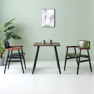 CZ4803 사각 테이블 블랙스틸 700 2colors 사각테이블 스퀘어테이블 티테이블 카페테이블