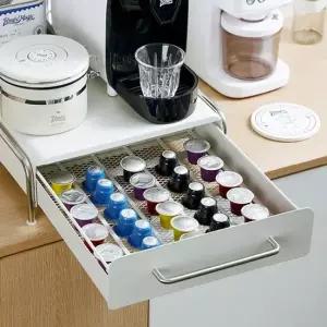 철제 커피캡슐보관함 서랍형 커피캡슐서랍 캡슐보관함 홈카페인테리어 미니서랍