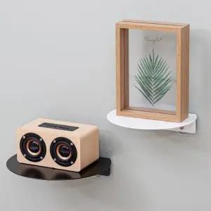 무타공 원형 벽선반 벽걸이 미니 인테리어 카페 선반 주방선반 카페선반 무지주선반