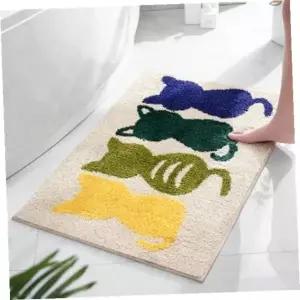 욕실발매트 야옹이프렌즈논슬립발매트화장실욕실발매트
