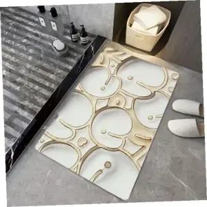 욕실발매트 보송보송3D착시화장실욕실논슬립발매트(아트)