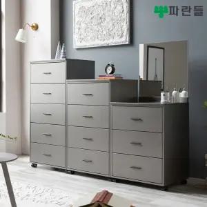 파란들가구 600 속깊은 3단/4단/5단서랍장(E) 광폭서랍장 택1