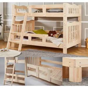 쌍둥이방 건강 피톤치드 편백 원목 2층 침대(SS) 이층 어린이 아기 키즈