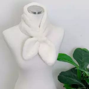 밍크 퍼 리본 퍼 쁘띠 목도리 머플러 퍼목도리 목도리