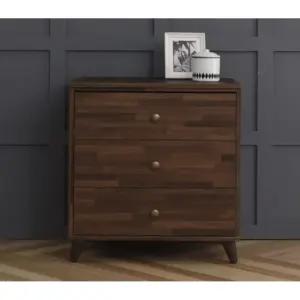 클래식 와이드 3단 서랍장 600 (4색) 서재 멀티 선반 저렴한 양말 소품 긴