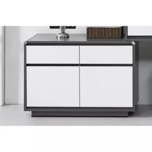 아이안전 모서리 튼튼한 2단 서랍장(80cm) 예쁜 다용도함 기숙사 침대 앤틱