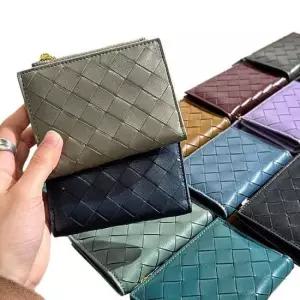 여성반지갑 여자 패션 지퍼 반지갑 동전 카드 가죽 지갑