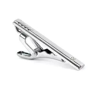 혼주 남자 넥타이핀 큐빅형 실버큐빅타이바 넥타이핀