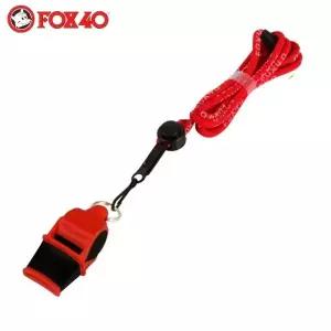 폭스 (레드.블랙) 호루라기 스포츠호각 소닉 (줄포함) CMG 블라스트 (XH265) II