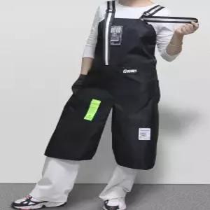 미용사앞치마 애견 미용 방수 미용실 스커트 앞치마 퍼플벨트