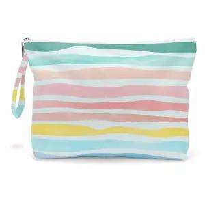 포콩나 습식 건조 가방 수영복 여행용 기저귀 세면도구 방수 대형 메이크업 여성용 지퍼 파우치 여자 자매