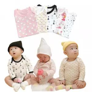 출산선물 베이비페어 긴팔 아기옷 신생아옷 5종세트 실내복 바디수트 우주복 선물세트