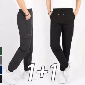 [슈퍼맨][SPM] 1 1 SPMB냉감카고팬츠 남자 카고바지 조거 건빵 밴딩 스판 팬츠 캐쥬얼