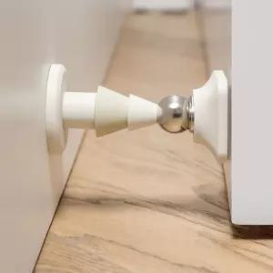 (튼튼)실리콘 도어 스토퍼 문고정장치 자석 방문 쾅방지문 무타공 닫힘 현관 무타 출입