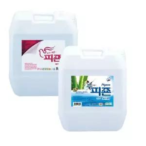 [피죤]섬유유연제(용기) 20L 1개 (핑크로즈/블루비앙카 선택)