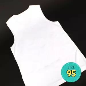 심리스나시 남성용 무봉제 V넥 남성 나시티 화이트95