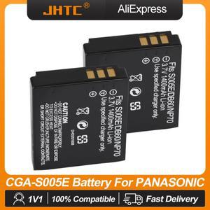 파나소닉호환 Lumix DMC-FX180 LX1 LX2 LX3 1400mAh 충전식 리튬 이온 배터리 용 CGA-S005 S005E/DB60/NP70