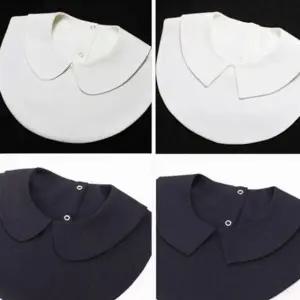 여성 라운드카라 페이크셔츠 블라우스 레이어드 이너카라