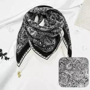 여성 다양한 패턴 마그네틱 사계절 스카프 패션 1P 원터치 쁘띠 머플러