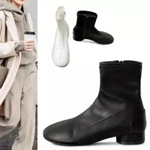 [카미엣뮤즈]스키니 삭스핏 앵클 부츠_KM20w097