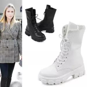 [카미엣뮤즈]어글리 미들 워커 부츠_KM20w032