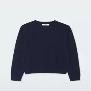 [유닛]캐시미어 베이직 브이넥 클로버 풀오버 (UFKKVN42ZC-NAVY)