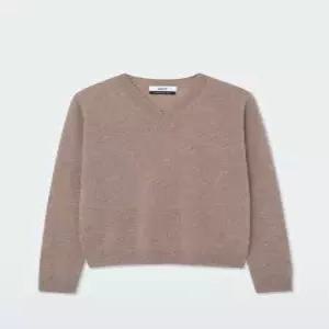 [유닛]캐시미어 베이직 브이넥 클로버 풀오버 (UFKKVN42ZC-BEIGE)