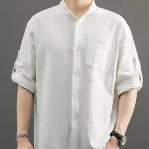 [옷자락]남자 봄 여름 데일리 댄디 멋진 차이나넥 남방 셔츠