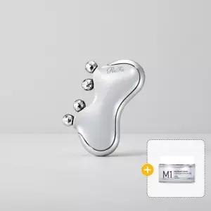 리파 ReFa CAXA M1 기기(펄 화이트)+ 가히 바운싱 크림50ml 세트