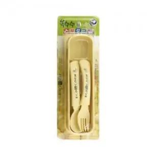 [핫트랙스]옥수수 스푼 포크 어린이 포크 아동 유아 식기 세트 아동포크 유아포크(WFLP2QX)