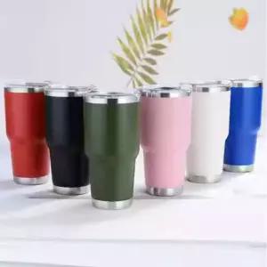 가성비 얼음 안녹는 심플한 스텐 대용량  텀블러 누수방지 커플용 단체 선물