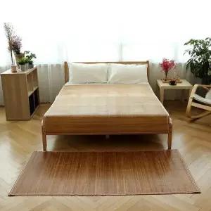 천연 대나무 7.5mm 고급 탄화 대나무 돗자리 135x180cm