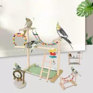 앵무 장난감 앵무용품 정글짐 앵무장난감 사다리 등반
