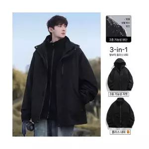 남자야상사파리 바람막이 점퍼 봄가을 아웃도어 등산복 ible3